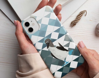 Booby Bird Phone case for iPhone 14Pro, 13, 12, 11, XR, Bird Iphone Case, Samsung Phone Case, Phone Case-All model