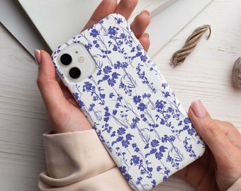 Wildflowers Phone case, Wild Flower Phone Case For iPhone 14 Plus 13 Pro Max 12 Mini XR, Samsung Galaxy Phone case, phone case -All Model