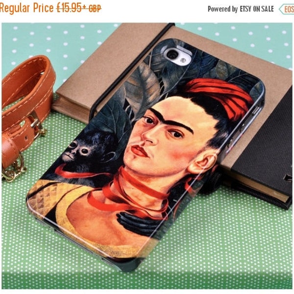 Frida Kahlo  "Self Portrait With Monkey" - Iconic Painting - Fashion Phone Case - iPhone - Samsung