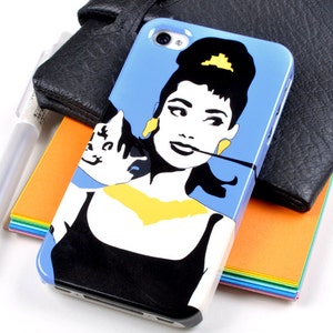 Audrey Hepburn Pop Art -  Breakfast At Tiffany's - Iconic Movie Star Image - Samsung & iPhone Case - All Models