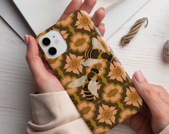 Honey Bees Phone Case  Cover for iPhone 14 Pro, 13 Pro Max, 12, 11, Bee Phone Case, Samsung Phone Case, Phone Case