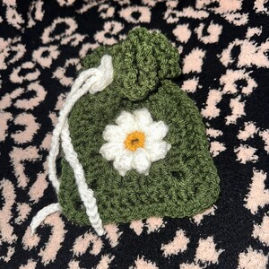 Gehaakt tasje met trekkoord