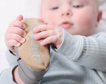 Personalised Leather Baby Shoes