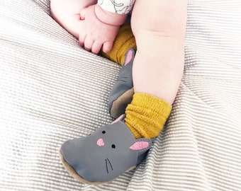 Personalised First Easter Bunny Baby Shoes