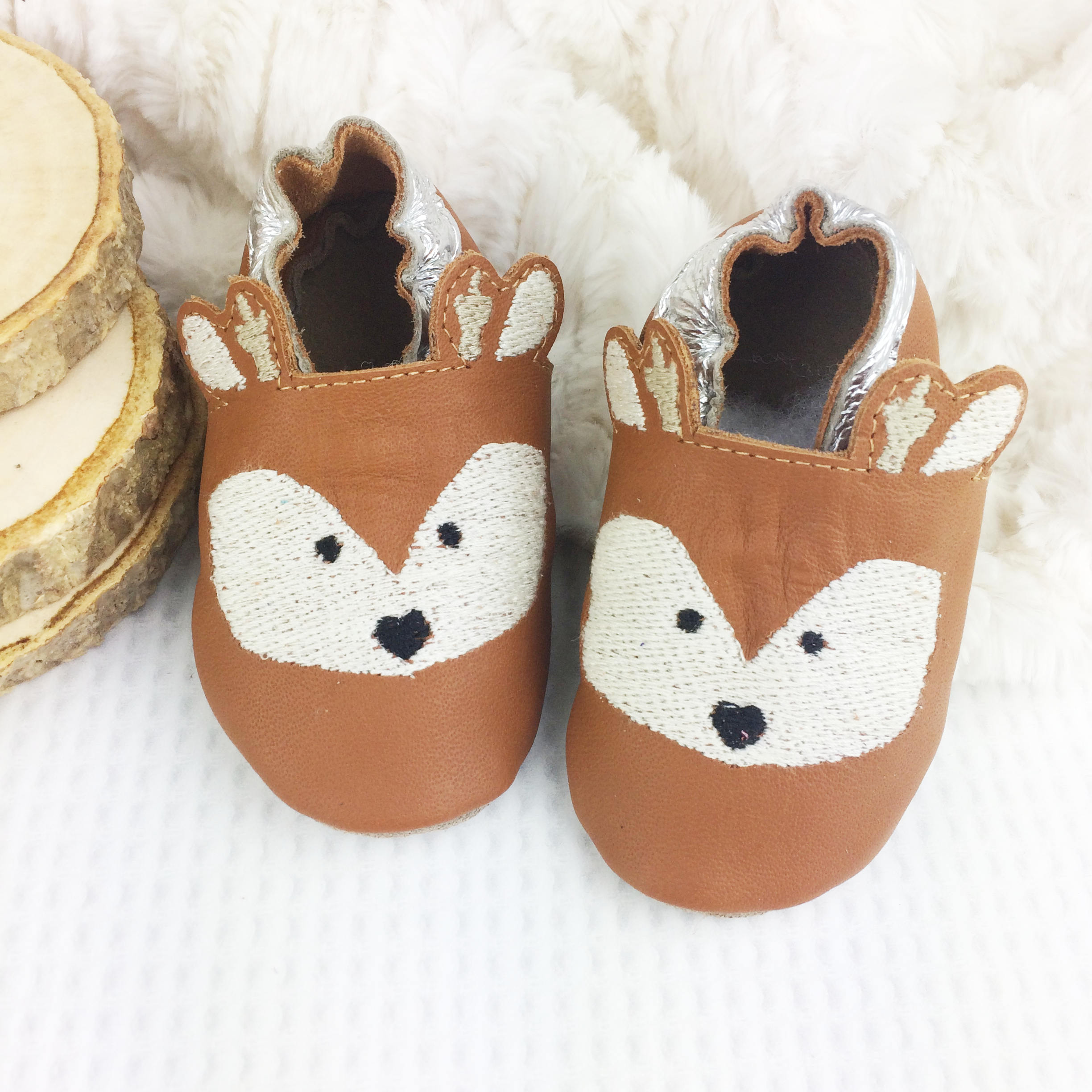 Baby deer monogrammable shoes hotsell