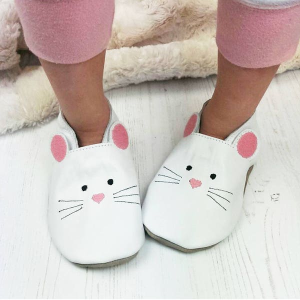 Chaussons souris personnalisé pour les enfants