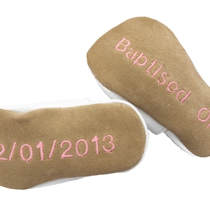 Personalised Iridescent Initial Baby Shoes image 4