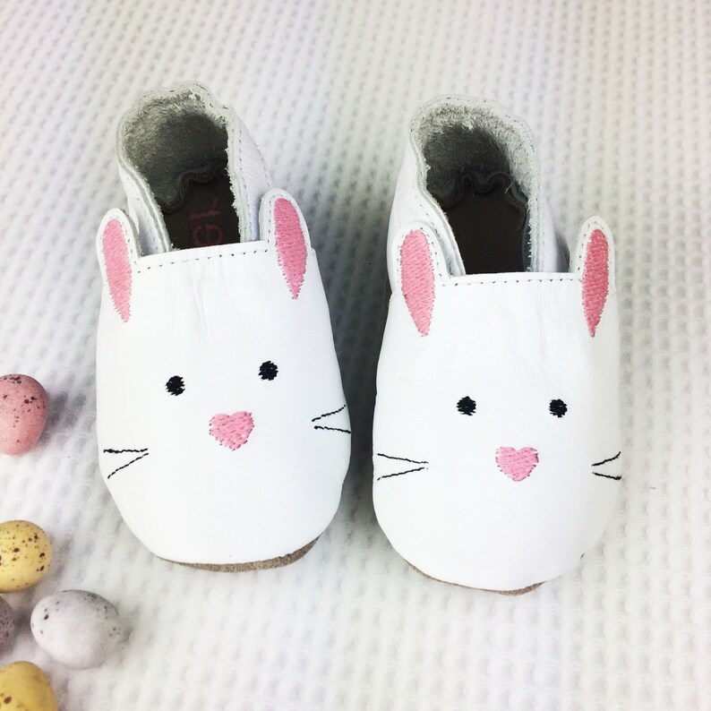 Personnalisé de premiers chaussures de bébé lapin de Pâques image 7