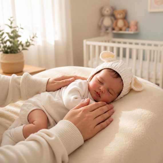 Handmade Reborn Baby Doll 20 Inch Soft Silicone Sleeping Gift.