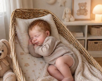 19 Inch Full Silicone Reborn Baby Doll Girl Lifelike Realistic Doll | 3D Painted Skin Soft Touch Gift.
