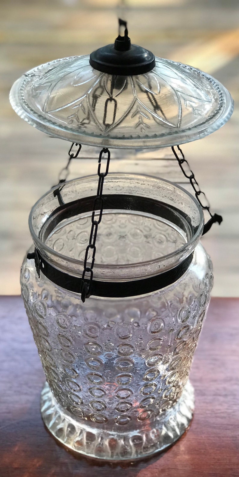 Vintage Bell Jar Light Etsy