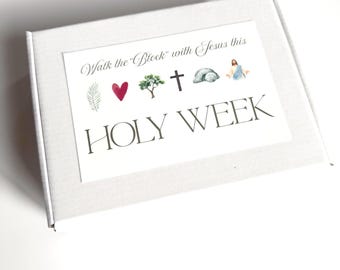 Walk the Block with Jesus - A Holy Week Daily Family Activity