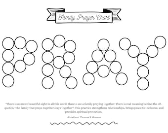 Family Prayer Chart