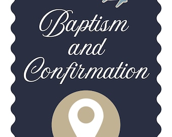 Préparation au baptême - Affiches de porte/table