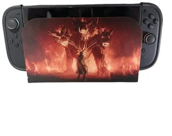 Gift for Solo Leveling Fan, Switch 2 Dock Faceplate, Cerberus Gaming Dock Cover, Anime Inspired Console Accessory, Gamer Desk Setup Decor