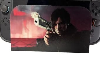 Resident Evil 9 Leon S Kennedy Switch 2 Faceplate | Snap-Fit Gaming Cover | RE9 Fan Gift Merch
