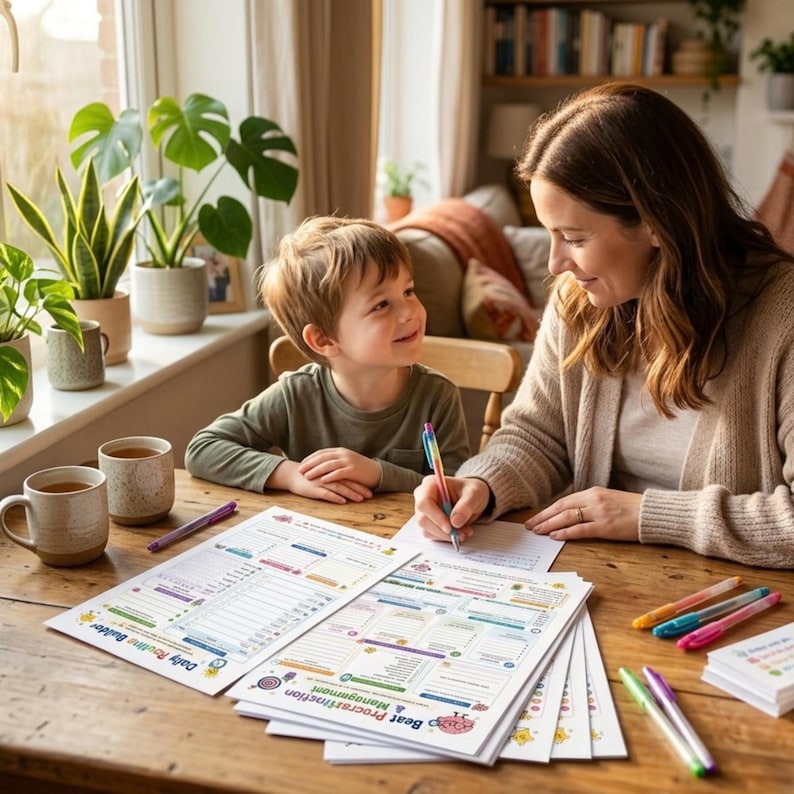 ADHD Kids Routine Chart Printable 2027, Visual Schedule for Kids ...