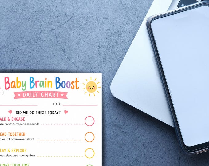 Baby Daily Routine Chart Printable | Baby Development Checklist | Infant Learning Activities | Visual Tracker Parents | Montessori  Planner