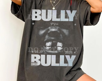 Comfort Colors Kanye T-shirt met graphic shirt, grafisch shirt Bully, Ye Bully Album