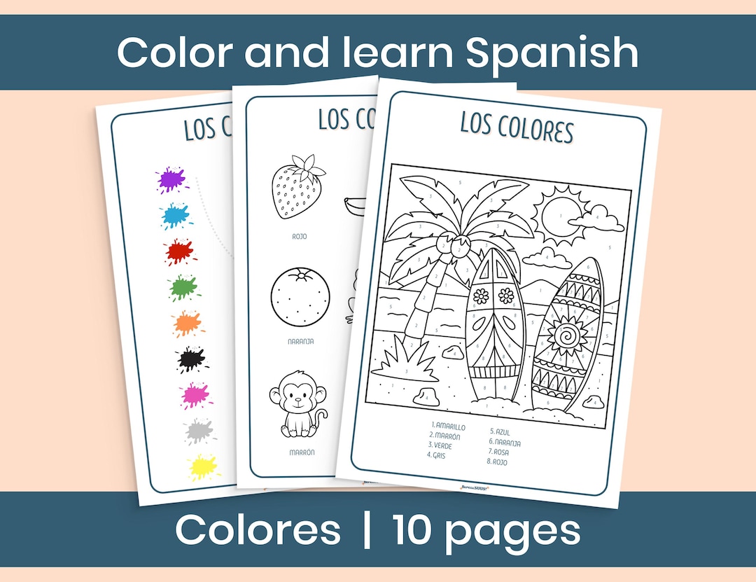 Learn Spanish for Kids | Los Colores Activity Pack | Educational ...