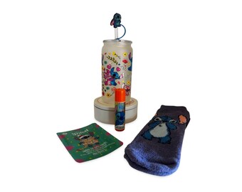 Blue Space Buddy Cozy Care Bundle – Frosted Glass Tumbler + Self-Care Treats