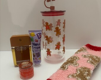 Gingerbread Man Tumbler Gift Kit – Cozy Spice Edition