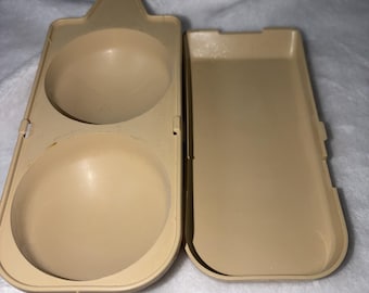 Vintage 80s Ensar Corp Microwave Egg Poacher Retro Kitchen Gadget Made in USA