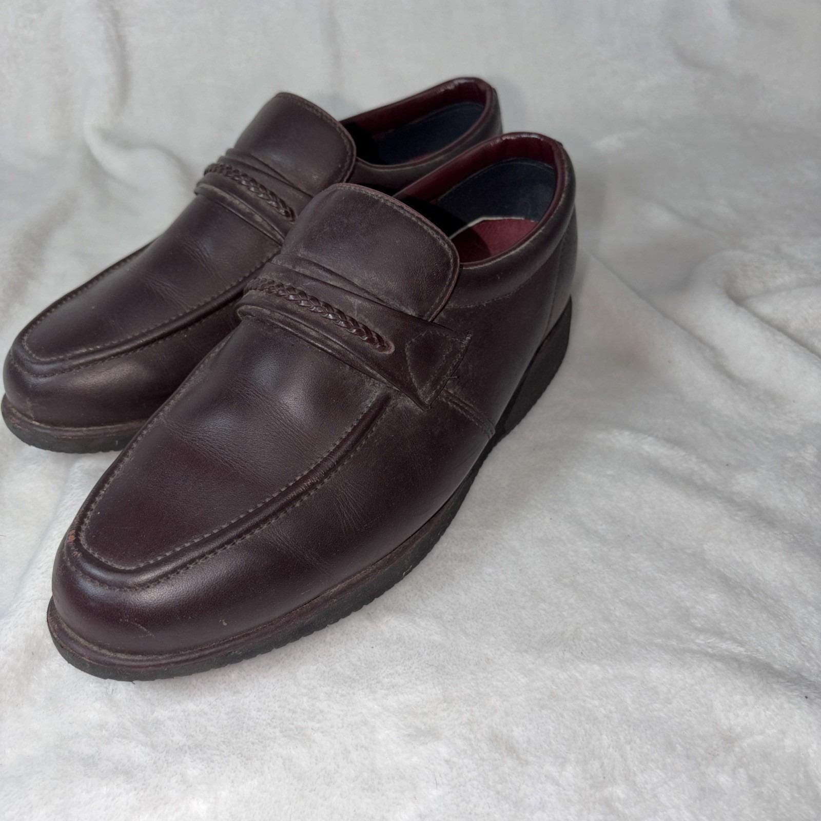 Brown Leather Braided Loafer - Etsy display picture 1