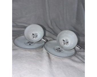 Vintage Noritake Fine China Jaris Pattern #5604 Mid-Century Modern 1960s GUC