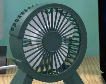 Bureauventilator Stille USB draagbare miniventilator voor kantoor Slaapkamer Kleine tafelventilator Oplaadbare koelventilator