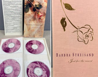 Barbra Streisand Just for the Record - Caja de 4 CDs - Libro de lujo - Columbia 1991