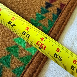 Vintage Pendleton Beaver State Chief Joseph Wool Blanket Khaki 64x77 image 8