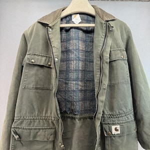 Carhartt Chore Coat Moss - Etsy