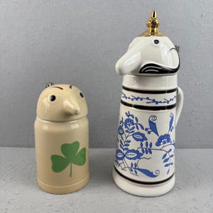 vintage Webco Schultz & Dooley chopes à bière Utica Club années 1970 Ceramarte Brésil