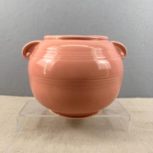 Vintage Andalusien USA Rosa Keramik Keksdose Basis Art Deco Cameron Clay