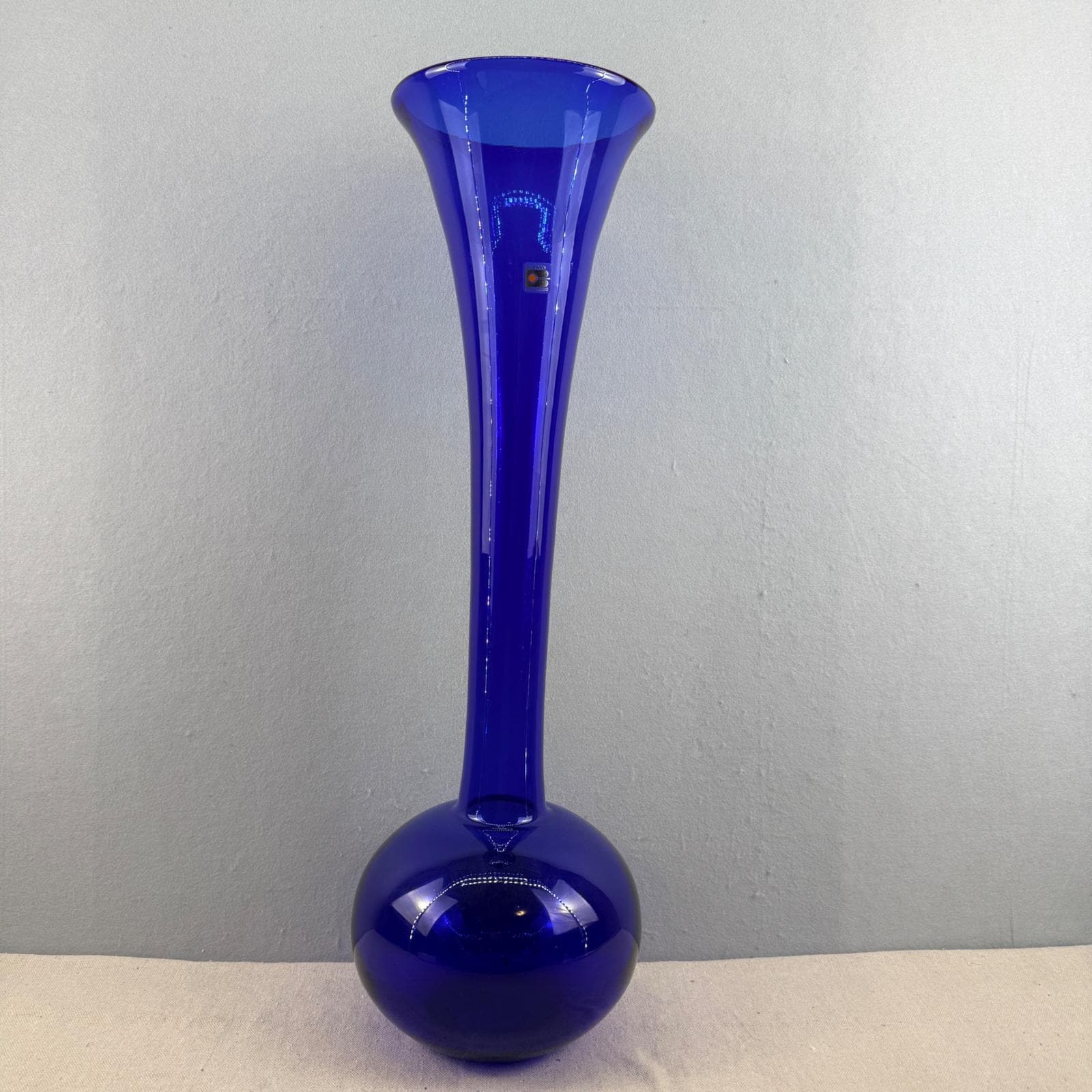 Vintage Blenko Floor Vase - Etsy