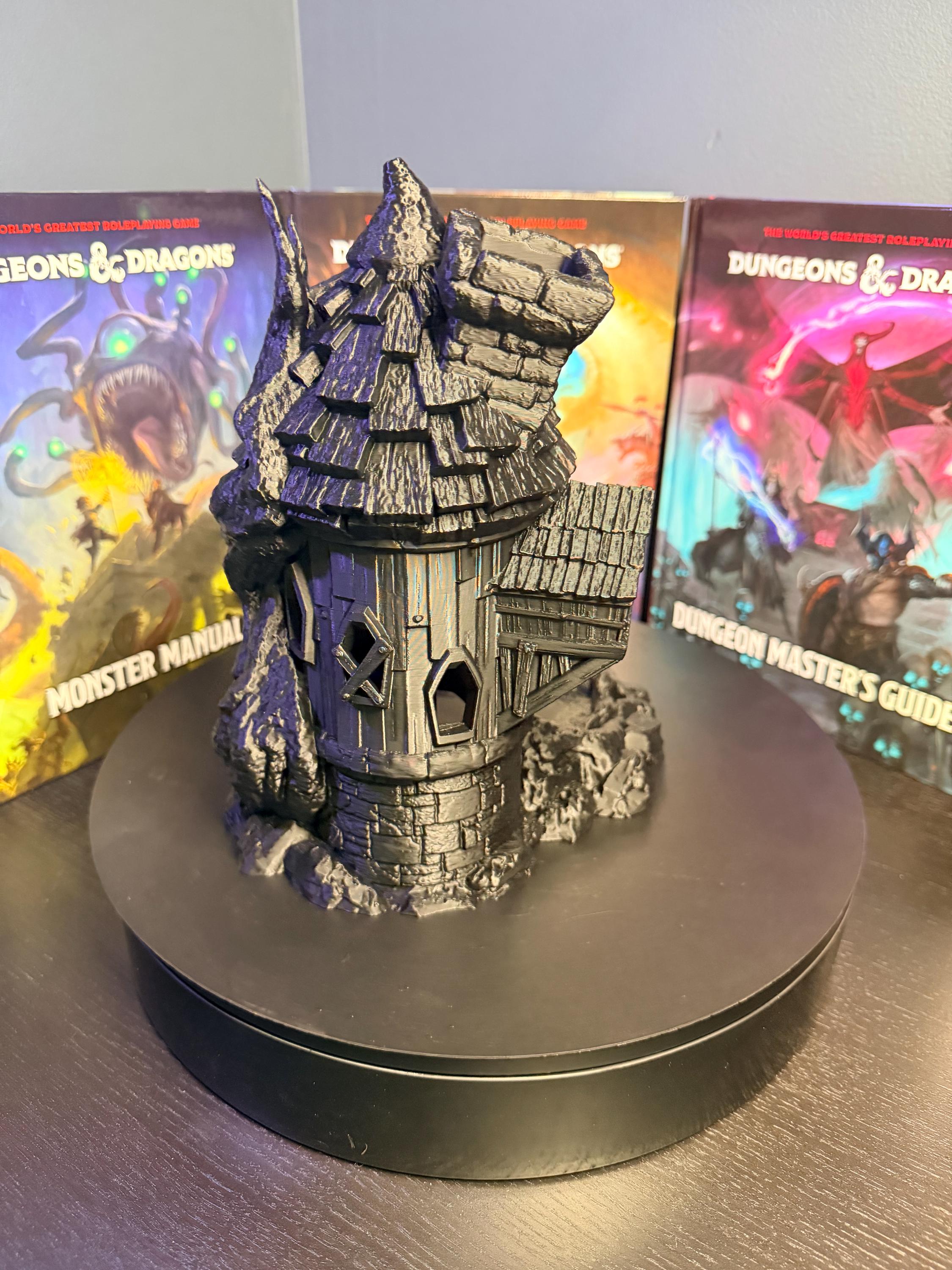 Wizard Tower – Dnd Dice Tower | Arcane Spell Tower | RPG Tabletop ...