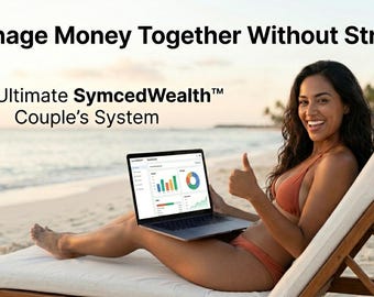 Debt Payoff Tracker | Financial Goals Planner | Money Spreadsheet (Digital Download)