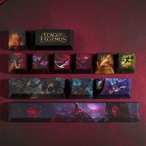 Fiddle Stick | League Of Legends Keycaps | Gaming Keyboard Pbt Oem