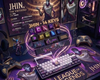 Keycaps JHIN League Of Legends toetsenbord