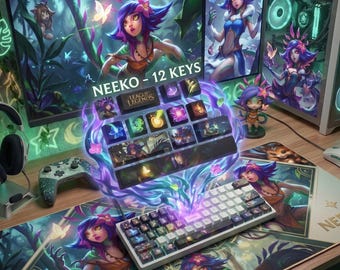 Keycaps NEEKO League of Legends clavier keyboard