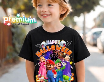 Personalized Game Halloween Tshirt: Mario Party Theme, Halloween Outfit, All Sizes