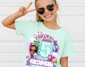Personalized Doll Birthday Tshirt: Dollhouse Party, Family Matching Tee, All Sizes