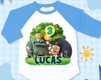 Personalisiertes LKW-Geburtstags-T-Shirt: Auto-Trash-Party, Familien-passendes T-Stück, alle Größen