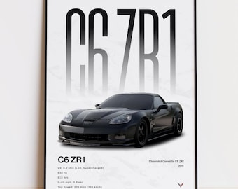 Póster C6 ZR1