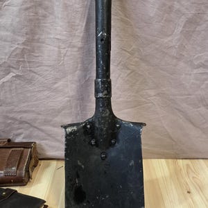 Original German Army Entrenching Tool - Model 1874 Spade - WWI Imperial Military Shovel