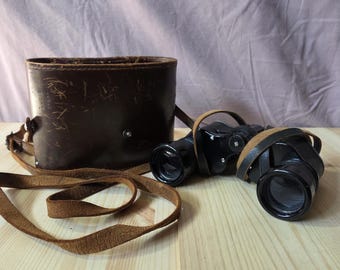 ビンテージのカーショー双眼鏡 – 1940年代イギリス製、動作良好、オリジナルケース付き