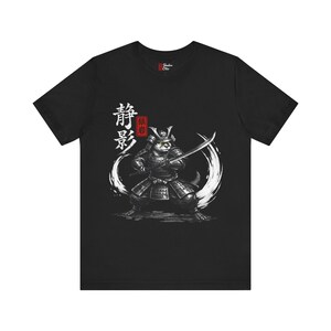 Samurai Otter T Shirt, Japanese Ink Art Warrior Animal Tee