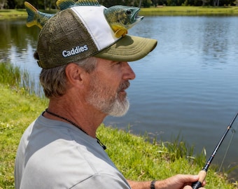 Gorra de béisbol divertida con diseño de pez de plástico: un regalo perfecto para los aficionados a la pesca. Regalo para el novio de mi papá.