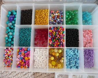 CLEARANCE  Wood and Plastic Craft Beads